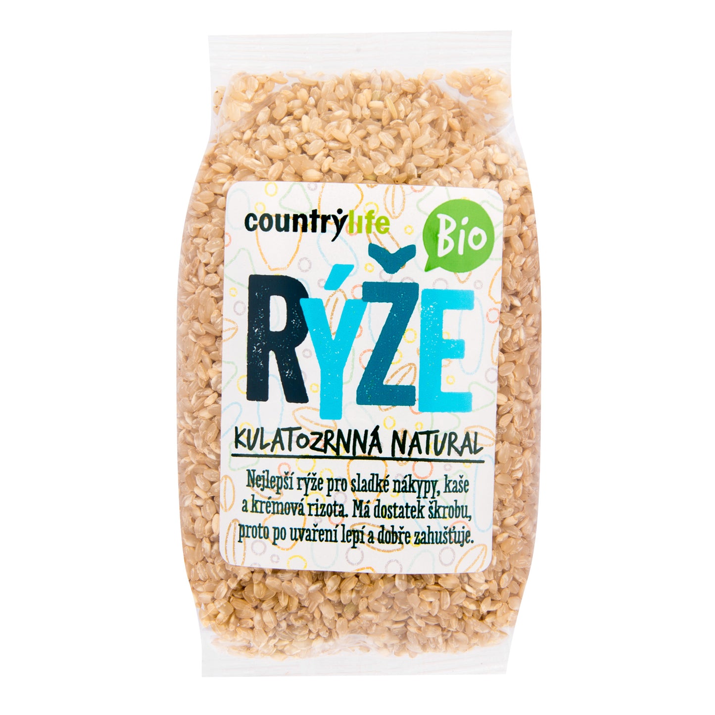 111008 Rýže kulatozrnná natural 500 g BIO COUNTRY LIFE-1
