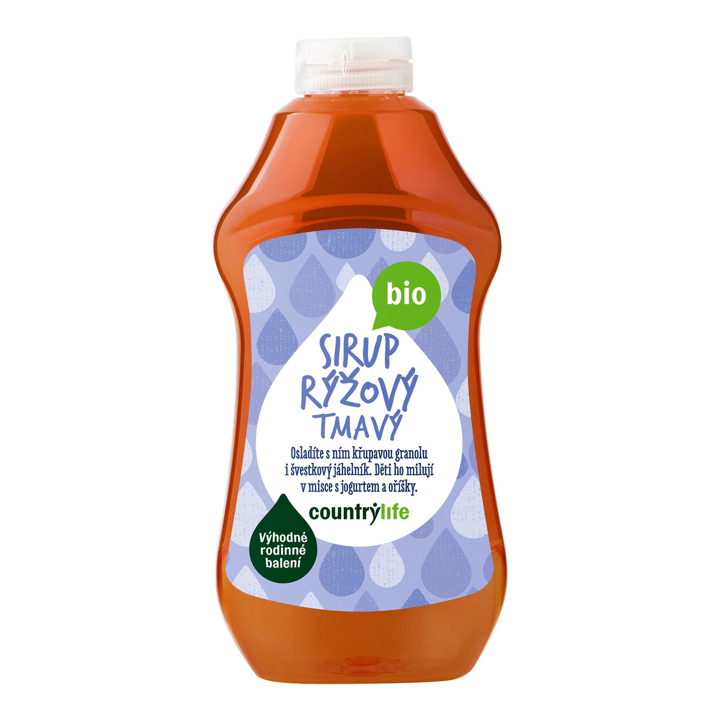 420132 Sirup rýžový tmavý 874 ml/1200 g BIO COUNTRY LIFE-1