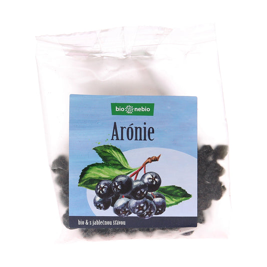 150132 Arónie sušená s jablečnou šťávou 100 g BIO   BIO NEBIO-1