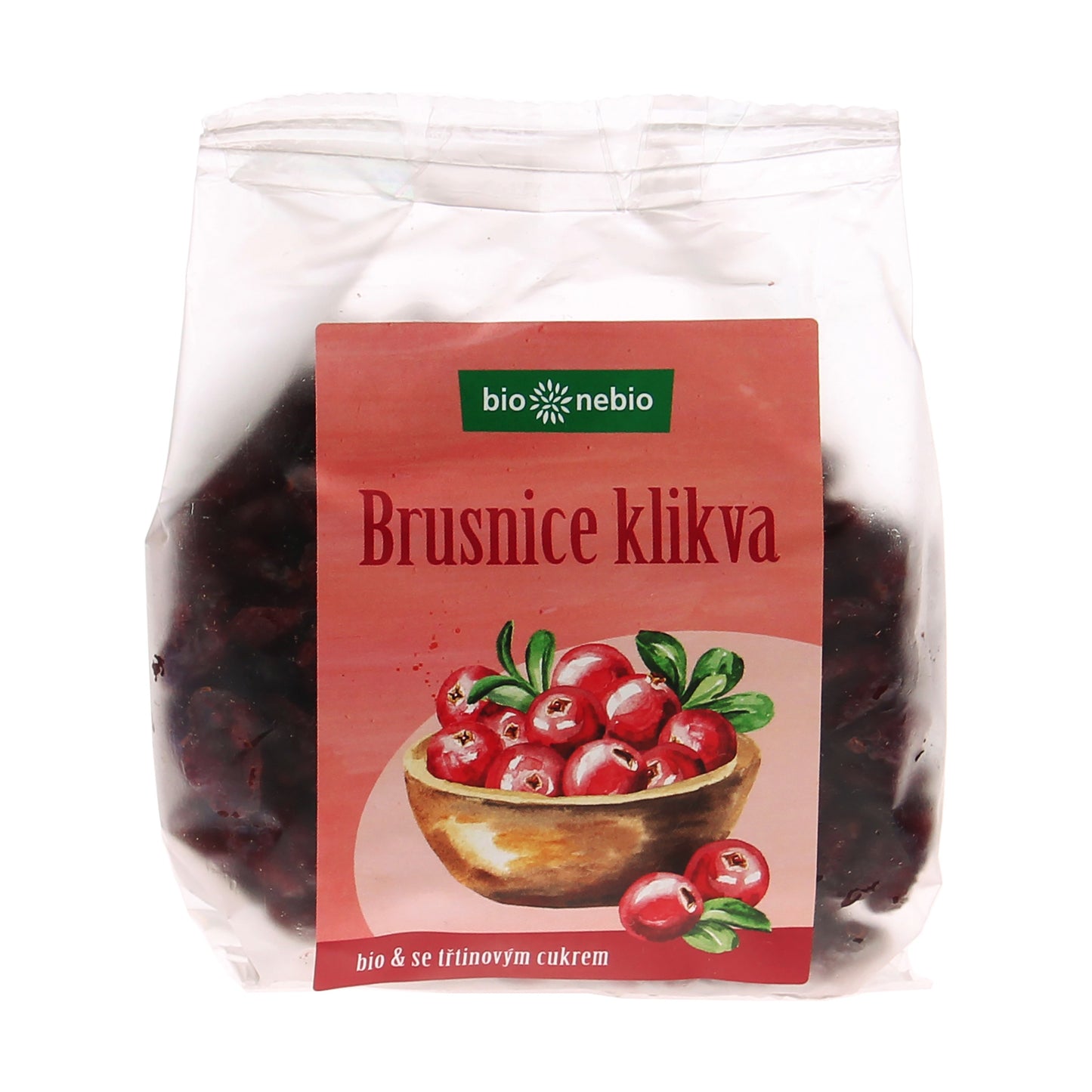 150136 Klikva brusnice se třtinovým cukrem 200 g BIO BIO NEBIO-1