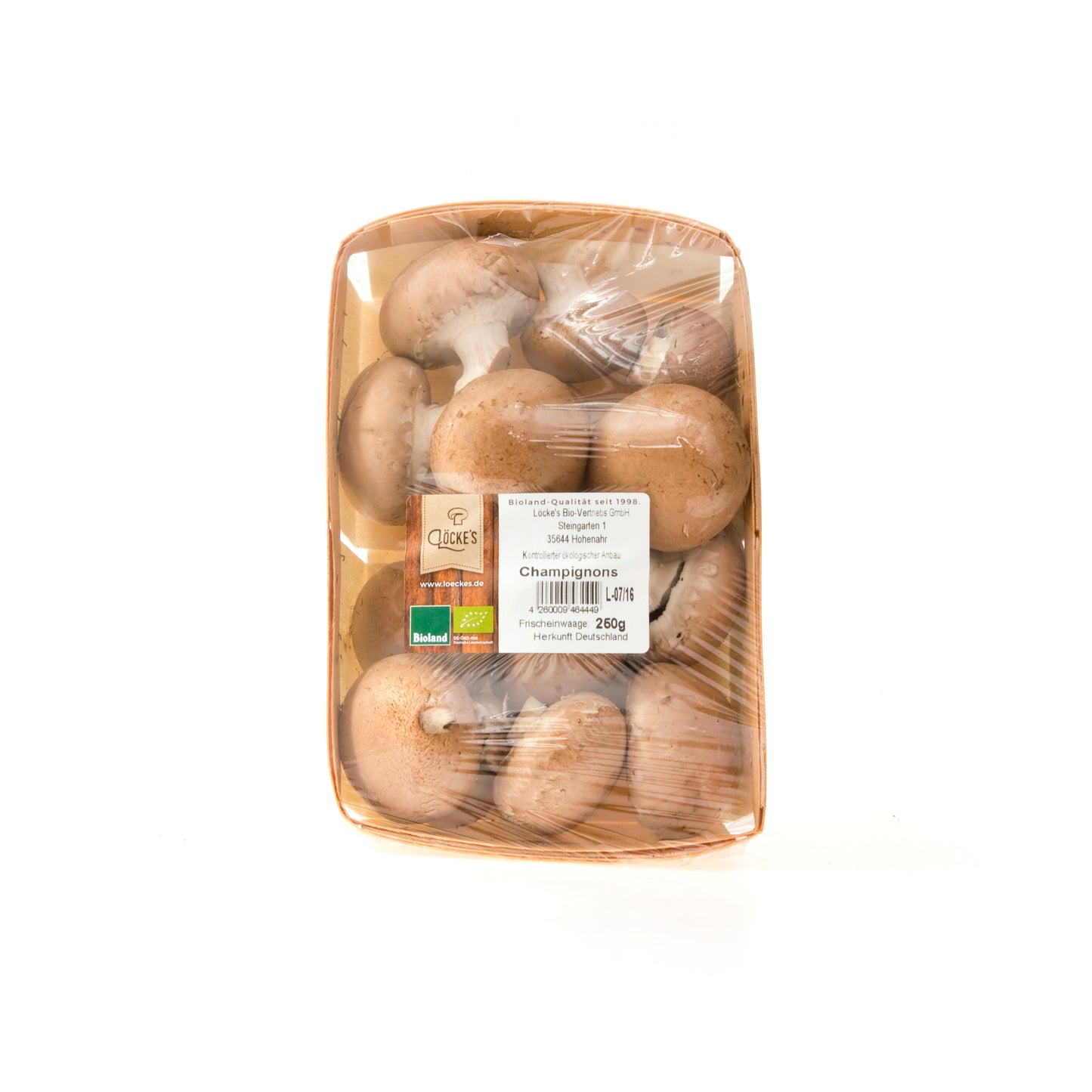 165204 Žampion hnědý (vanička 250 g) BIO /DE/-1