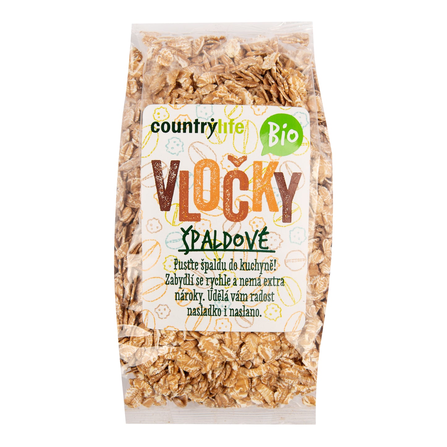 220022 Vločky špaldové 250 g BIO COUNTRY LIFE-1