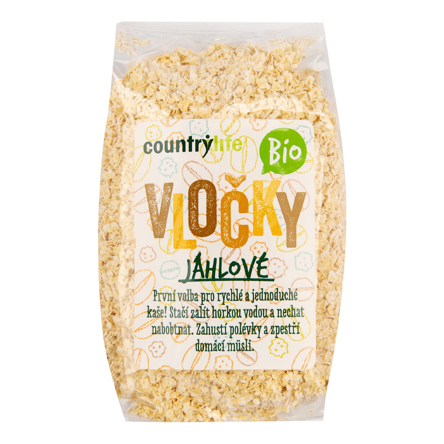 220026 Vločky jáhlové 250 g BIO COUNTRY LIFE-1
