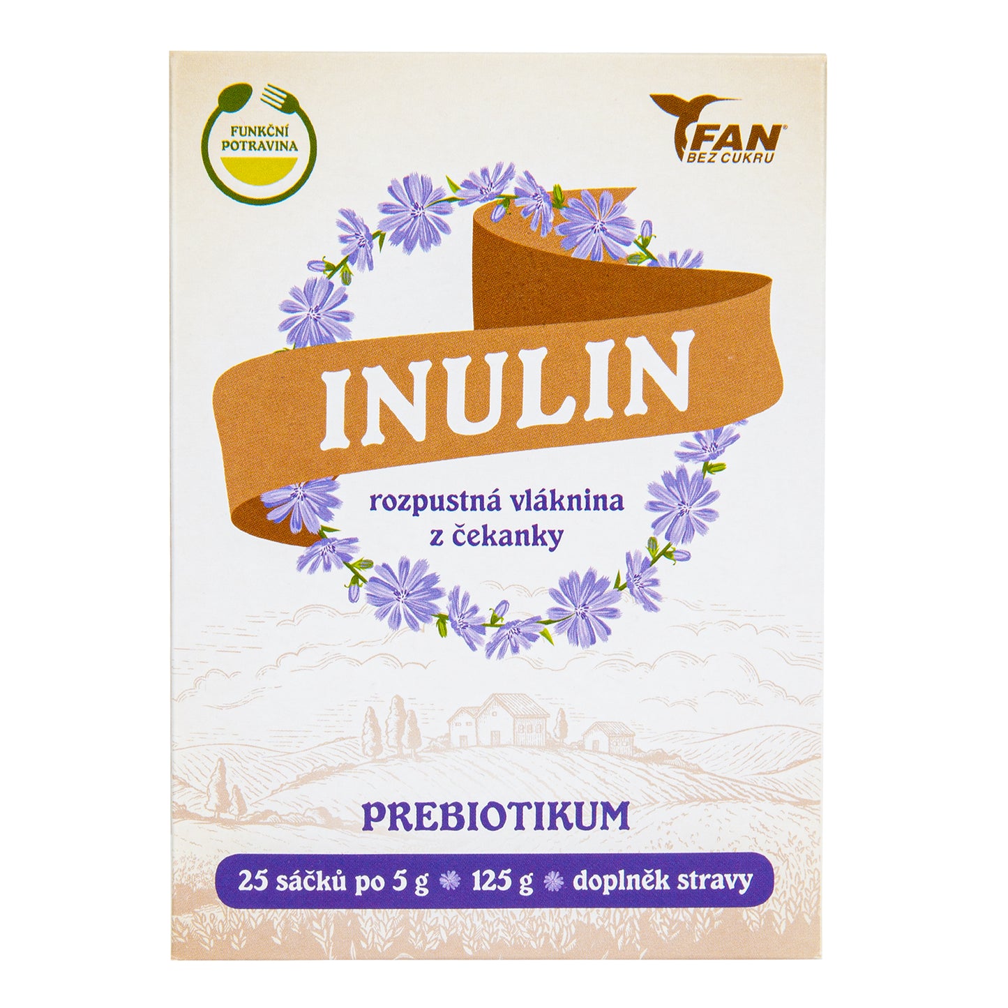 222027 Inulin vláknina 125 g FAN-2