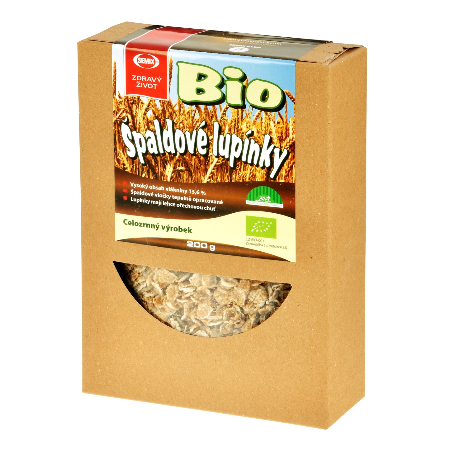 230048 Lupínky špaldové 200 g BIO SEMIX-1