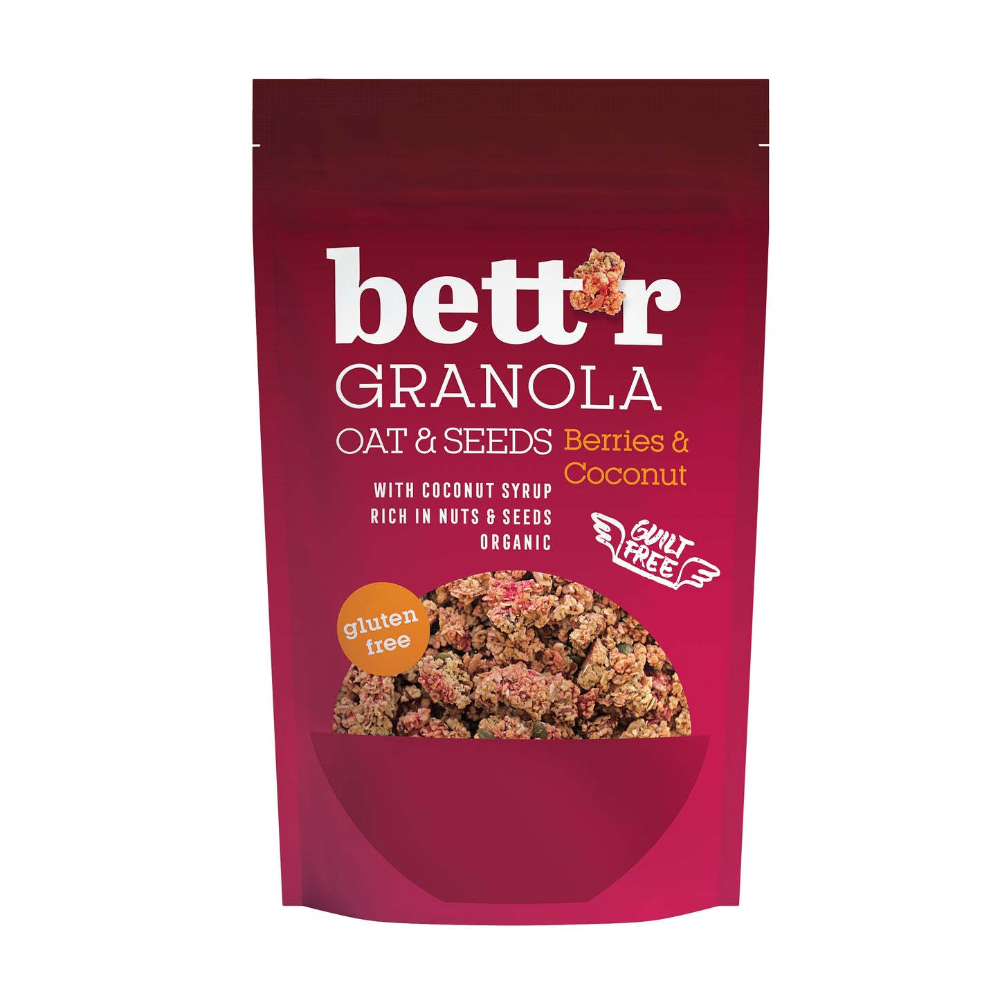 230139 Granola s ovocem a kokosem bezlepková 300 g BIO BETT´R-1