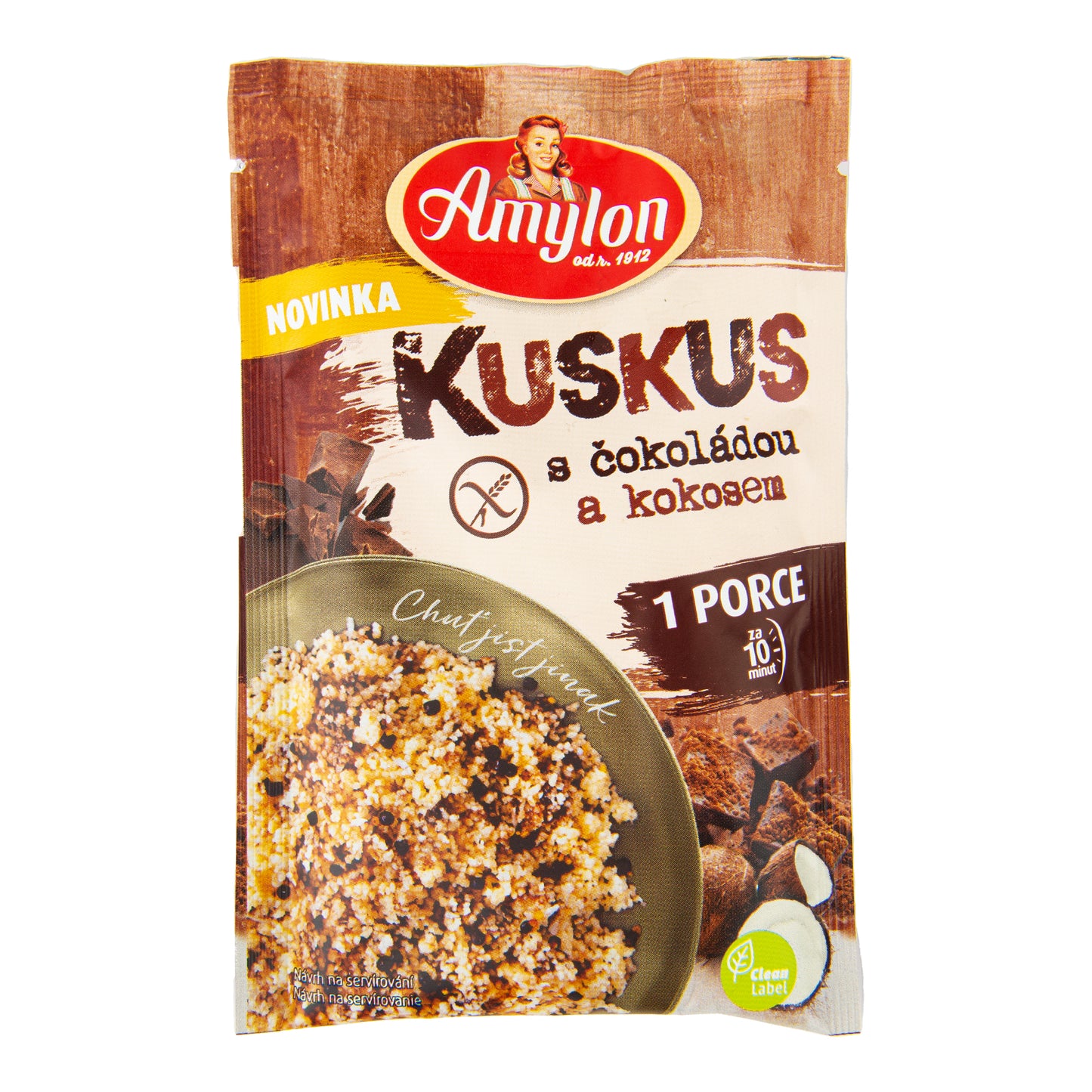 232064 Kuskus s čokoládou a kokosem 75 g AMYLON-1