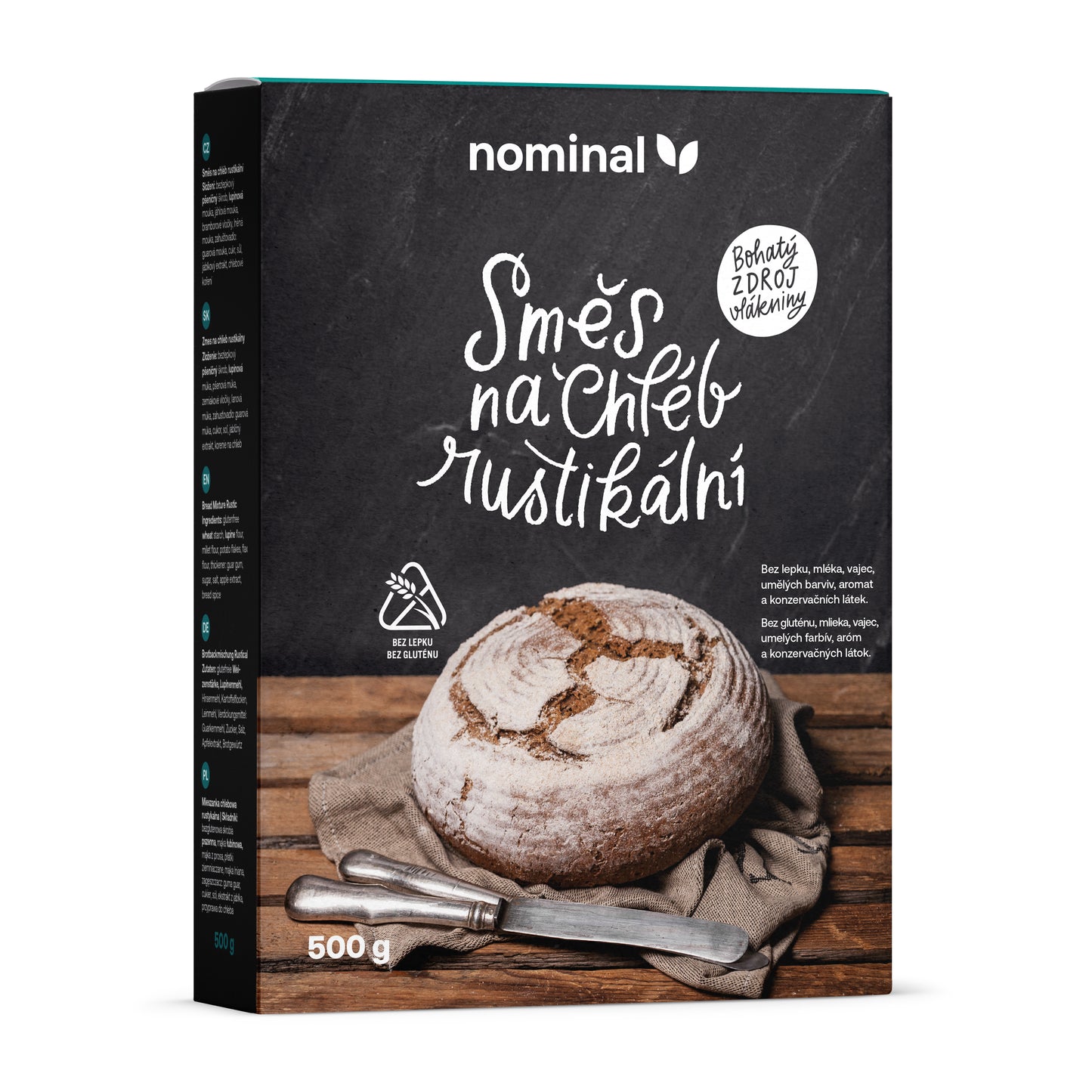 243026 Směs na chléb rustikální bezlepkový 500 g NOMINAL-1