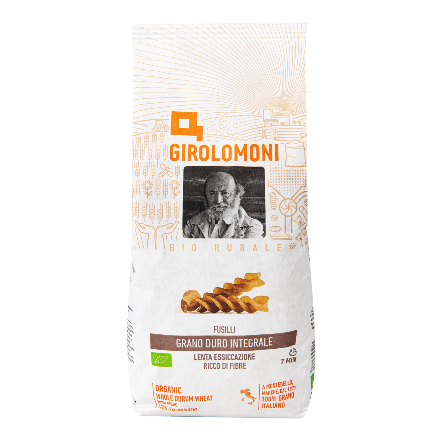 260110 Těstoviny fusilli celozrnné semolinové 500 g BIO GIROLOMONI-2