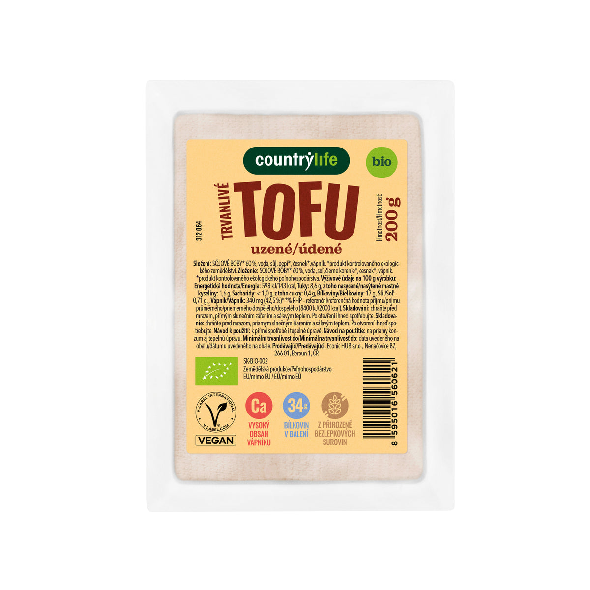 312064 Tofu trvanlivé uzené 200 g BIO COUNTRY LIFE-1