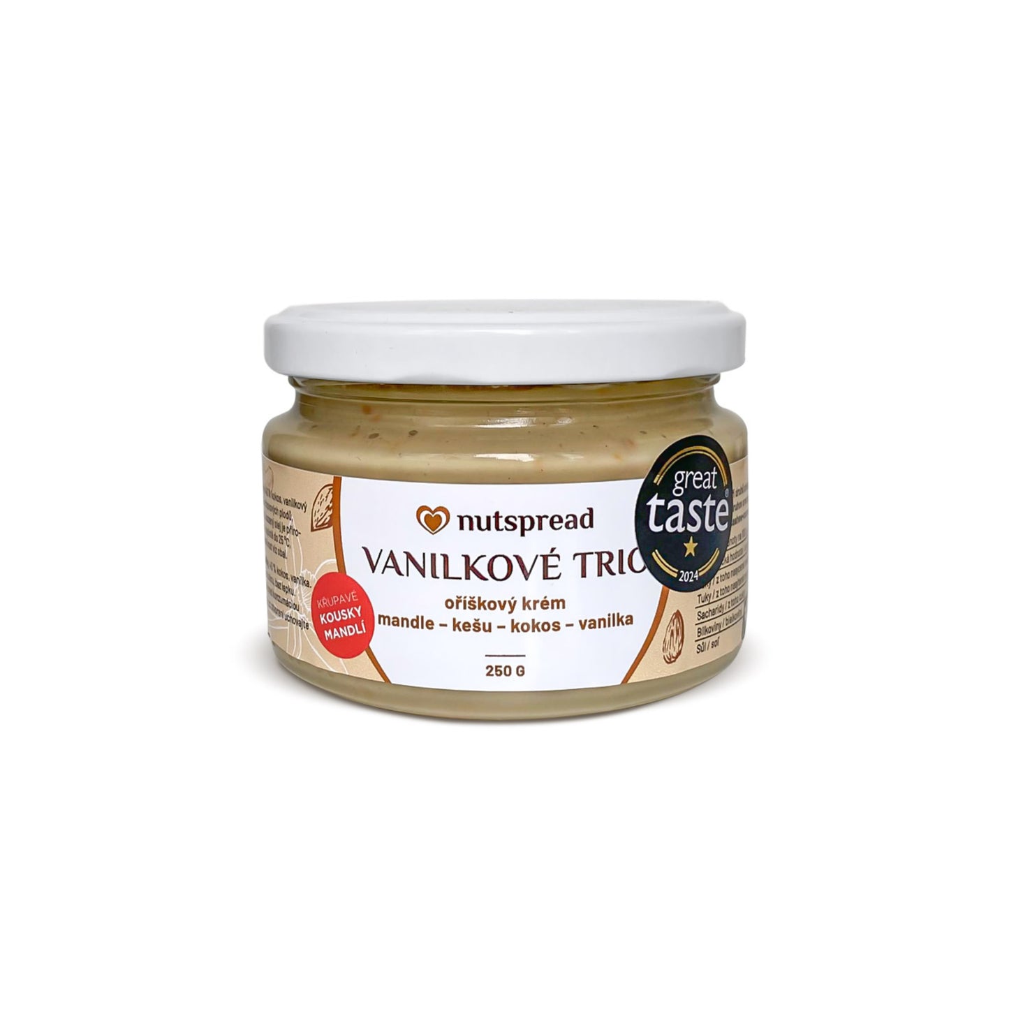 323015 Krém Vanilkové Trio 250 g NUTSPREAD-1
