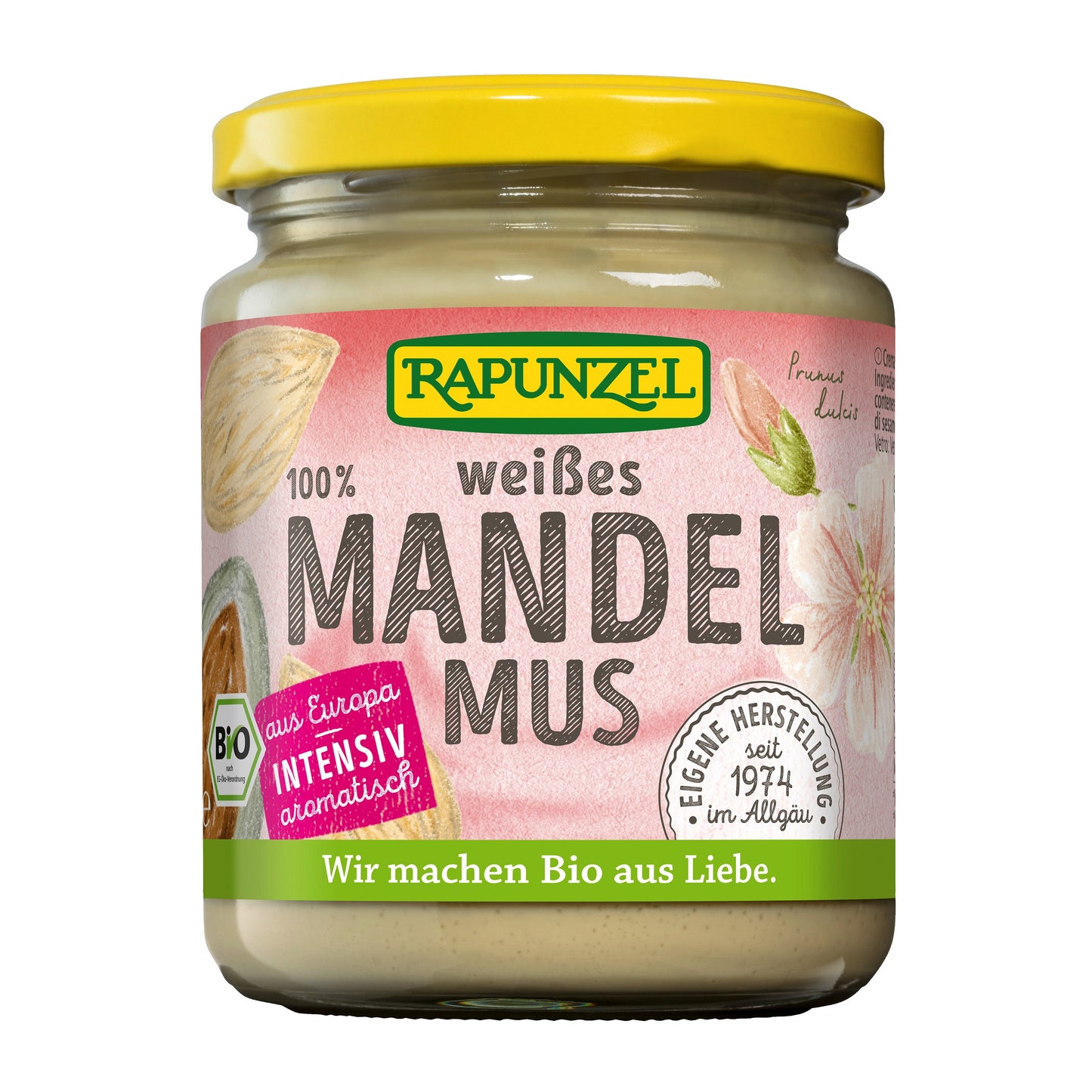 325354 Pasta z nepražených mandlí 100 % 250 g BIO RAPUNZEL-1