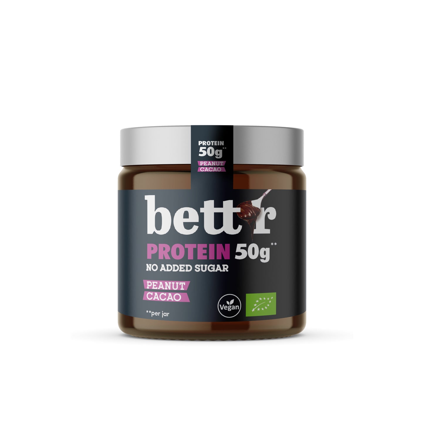 325373 Pomazánka proteinová arašídy a kakao bez přidaného cukru 250 g BIO BETT´R-1