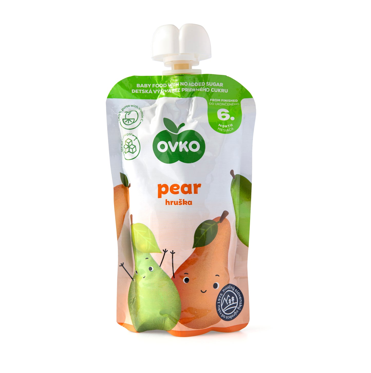 332045 Příkrm hruška - kapsička 120 g OVKO-1