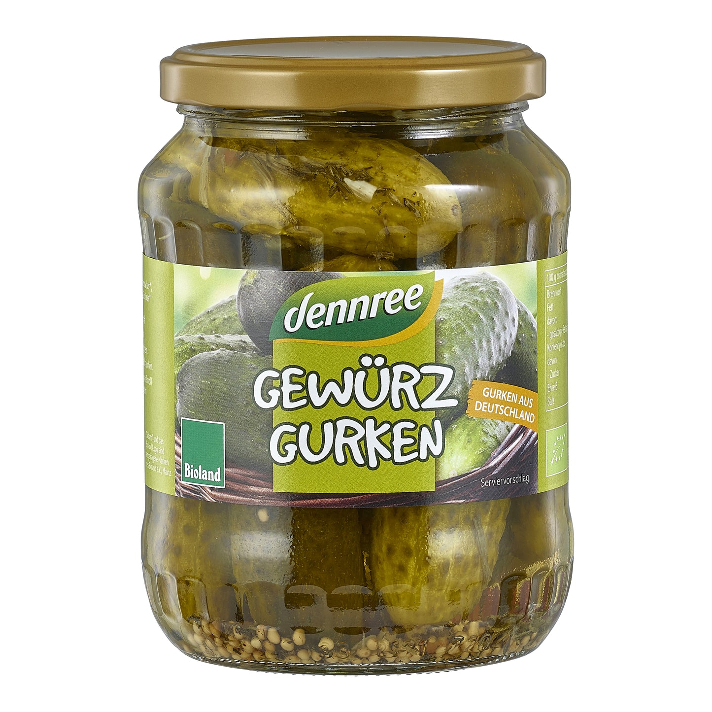 341064 Okurky nakládané 670 g BIO DENNREE-1