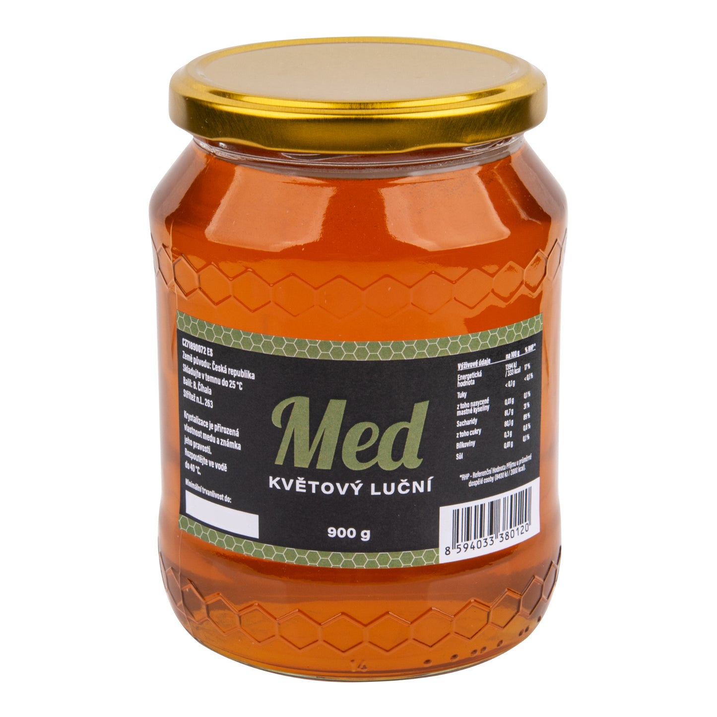 423004 Med květový luční 900 g ČÍHALA-1