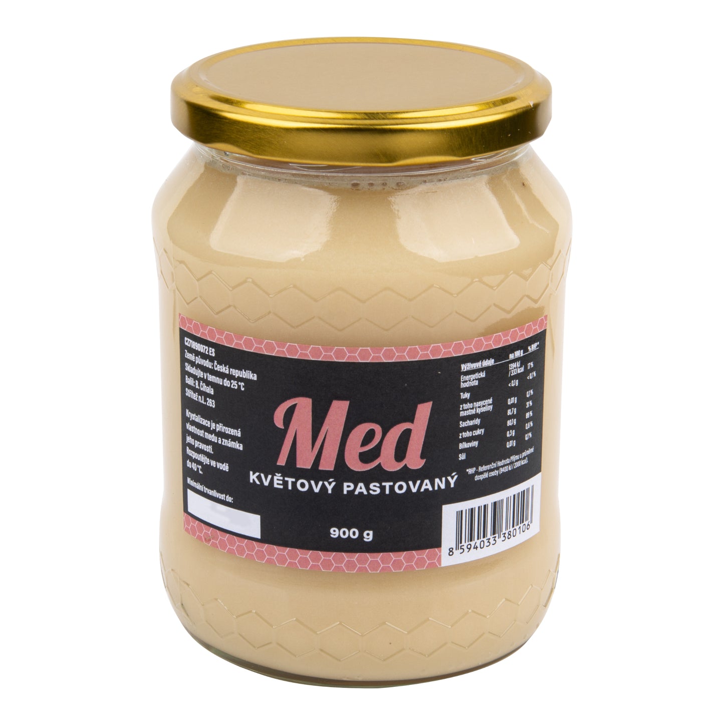 423033 Med květový pastovaný 900 g ČÍHALA-2