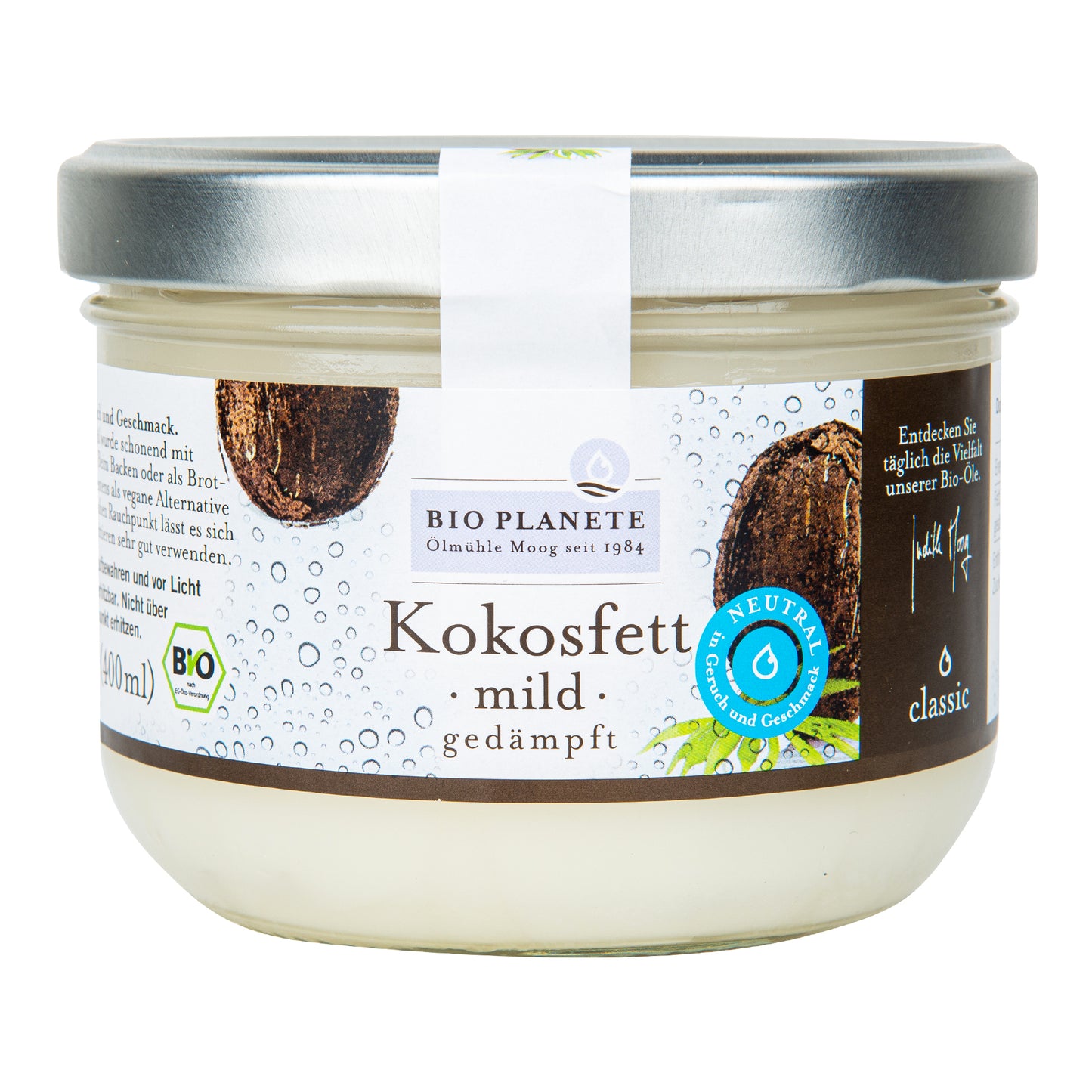 430073 Olej kokosový dezodorizovaný 400 ml BIO BIO PLANETE-1