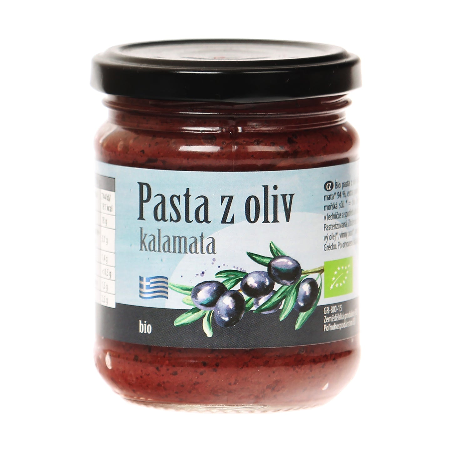 430163 Pasta z oliv kalamata 195 g BIO BIO NEBIO-1