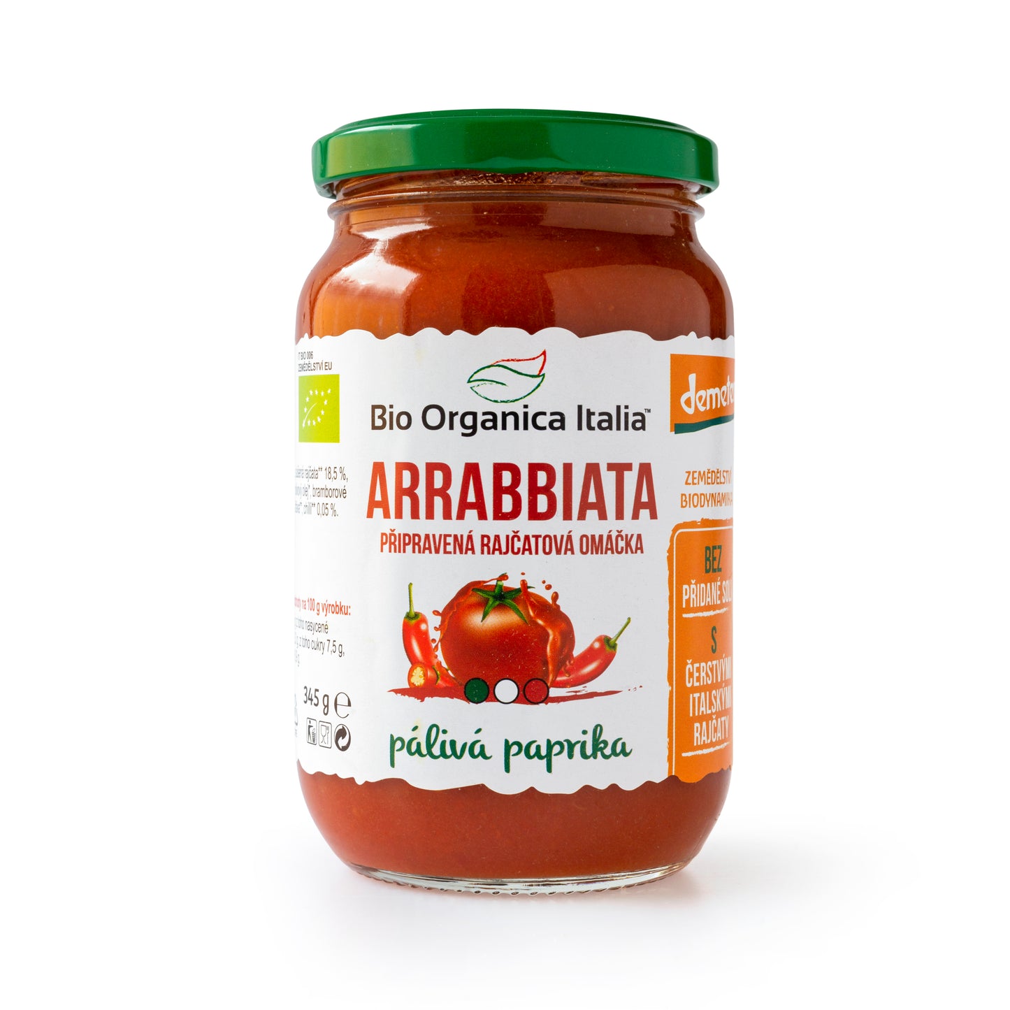 440175 Omáčka rajčatová Arrabbiata 345 g BIO BIO ORGANICA ITALIA-1