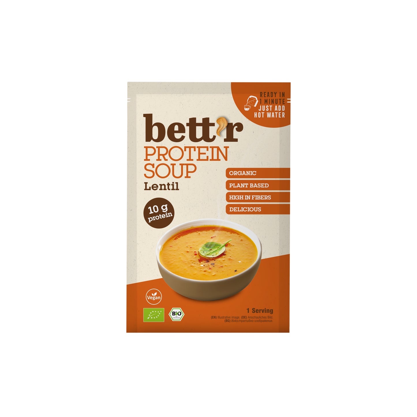 440264 Polévka instantní čočková proteinová 30 g BIO BETT´R-1