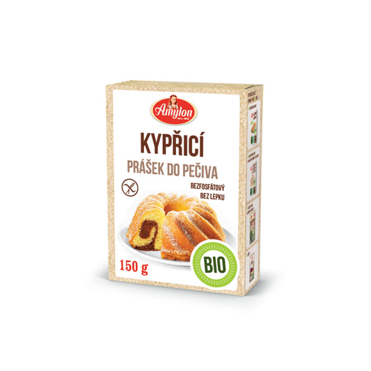 450040 Prášek kypřicí do pečiva bez fosfátů bezlepkový 150 g BIO   AMYLON-1