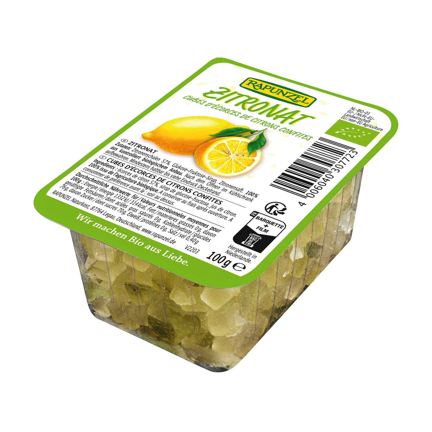 455034 Kůra citronová kandovaná 100 g BIO RAPUNZEL-1