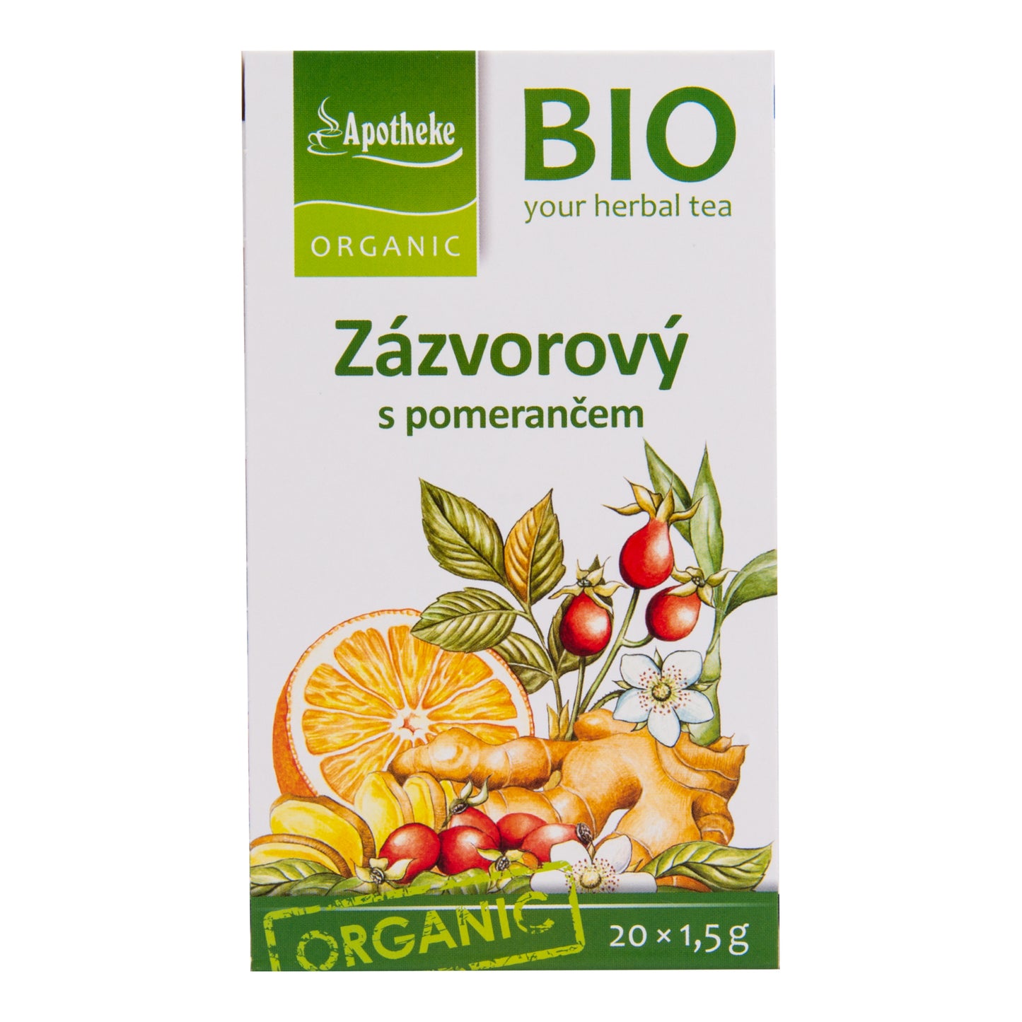510102 Čaj Zázvorový s pomerančem 30 g BIO   MEDIATE-1