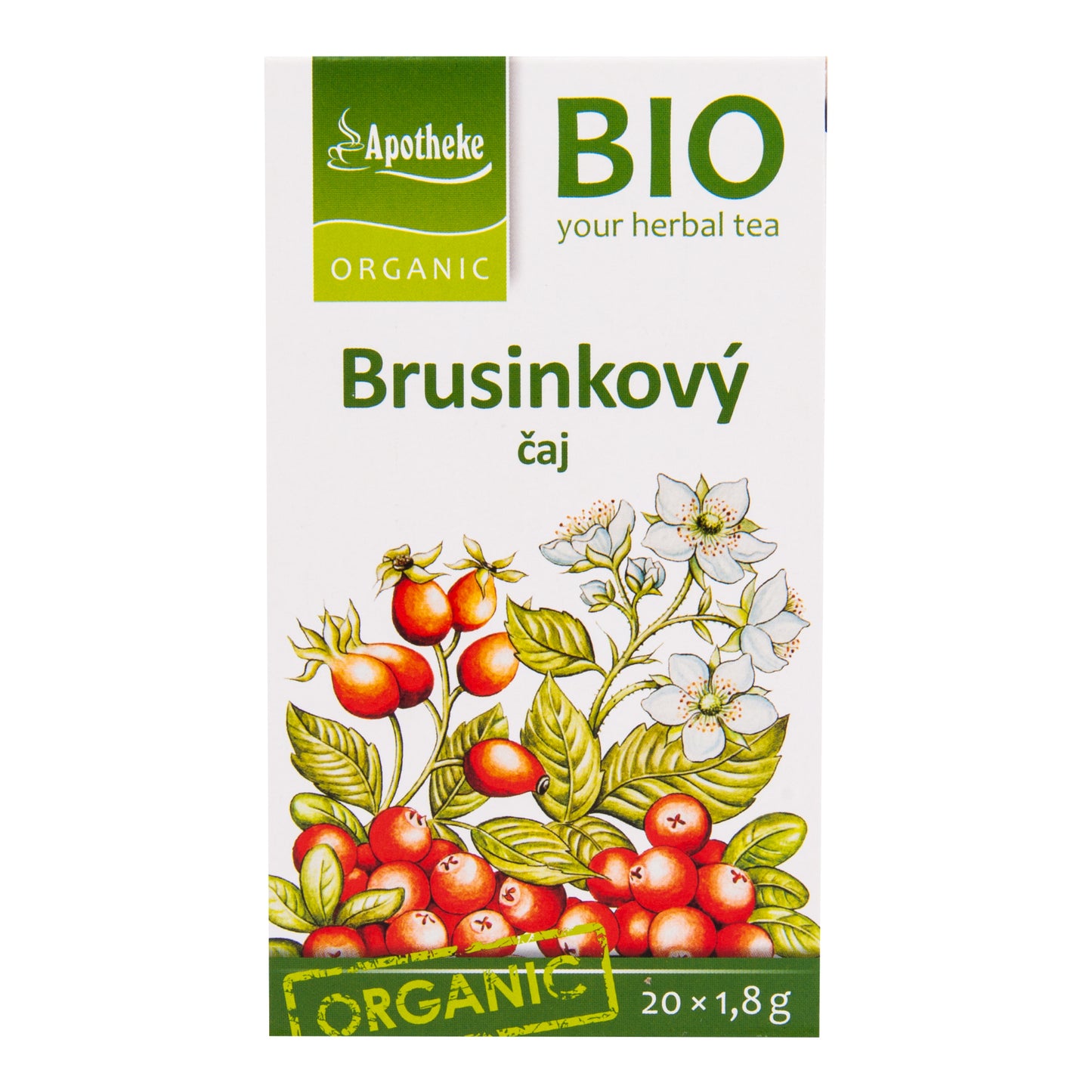 510141 Čaj Brusinkový 36 g BIO MEDIATE-1