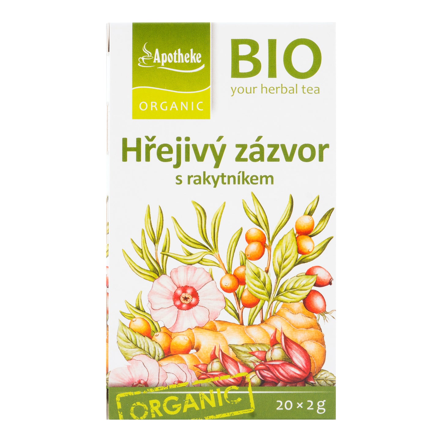 510150 Čaj hřejivý zázvor s rakytníkem 40 g BIO MEDIATE-1