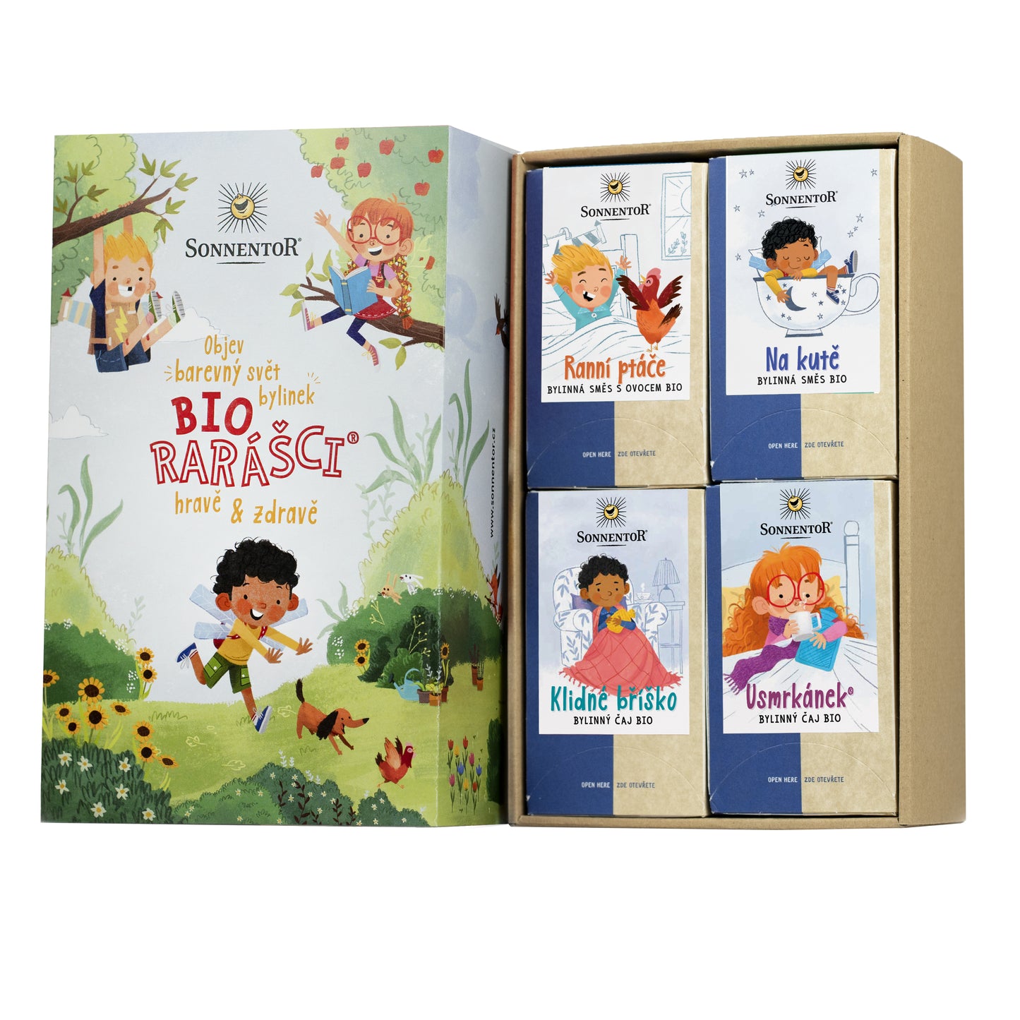 510468 Kazeta dárková čajová - Biorarášci 322,4 g BIO SONNENTOR-1