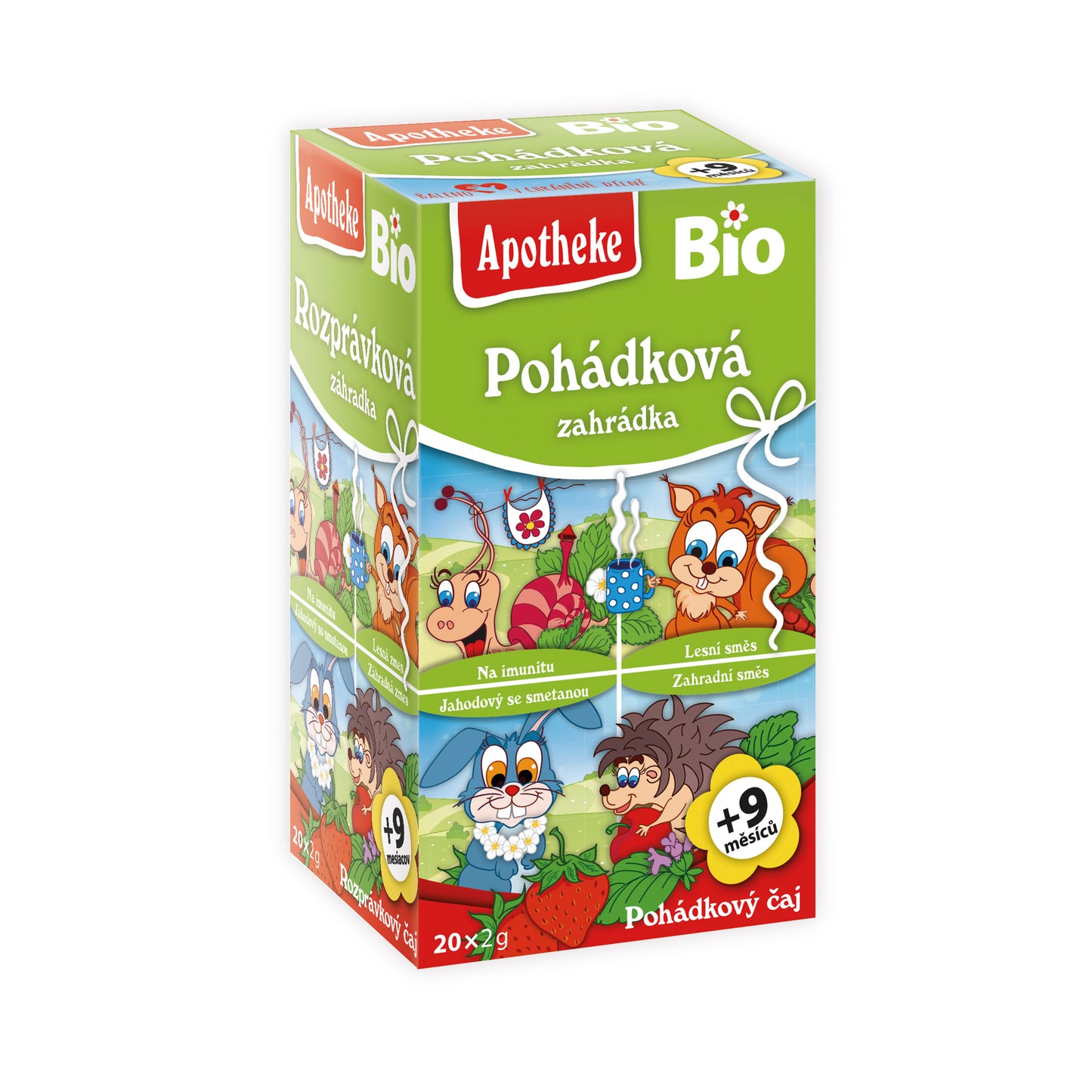 510488 Čaj dětský Pohádková zahrádka 20 sáčků 40 g BIO MEDIATE-1