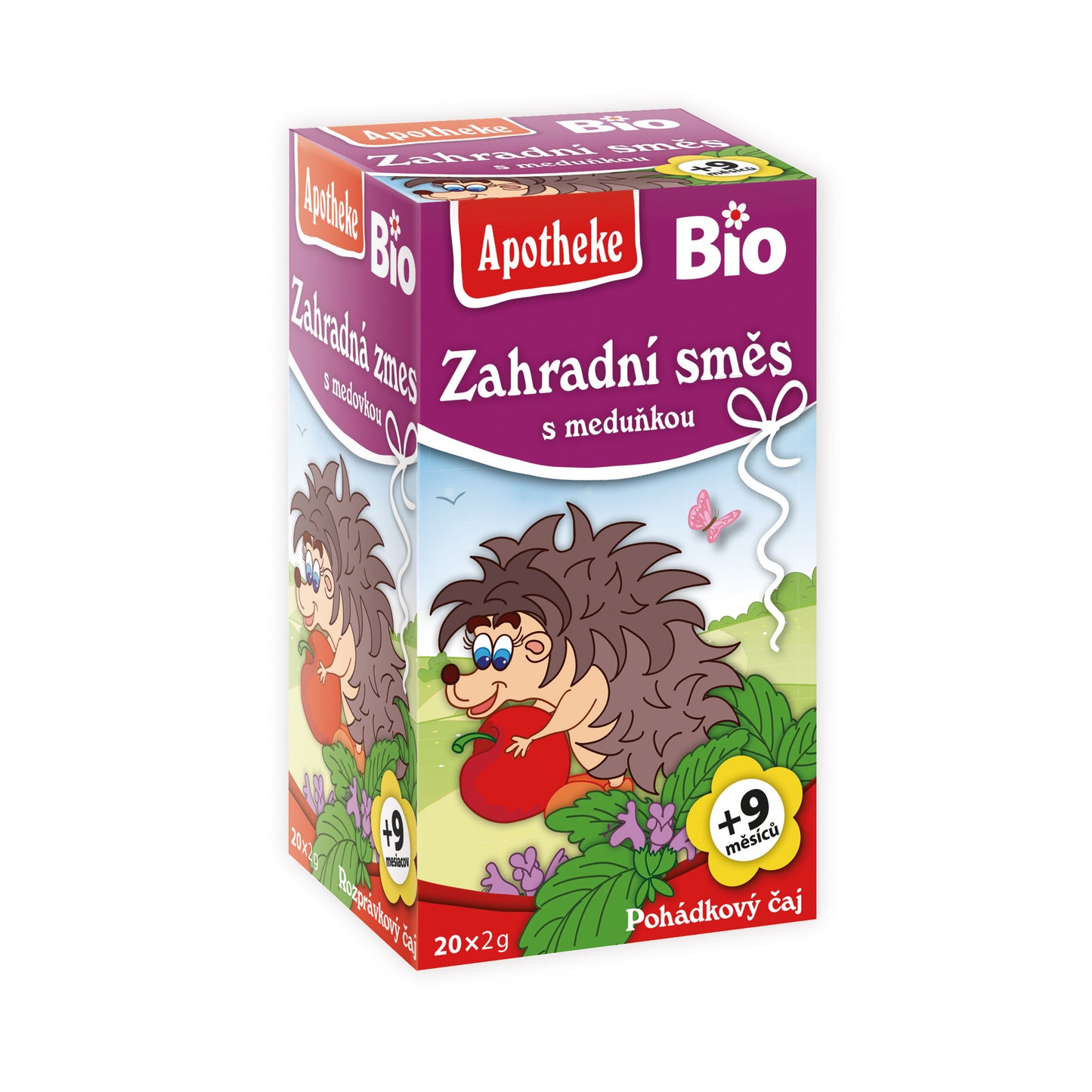 510490 Čaj dětský Zahradní směs s meduňkou 20 sáčků 40 g BIO MEDIATE-1
