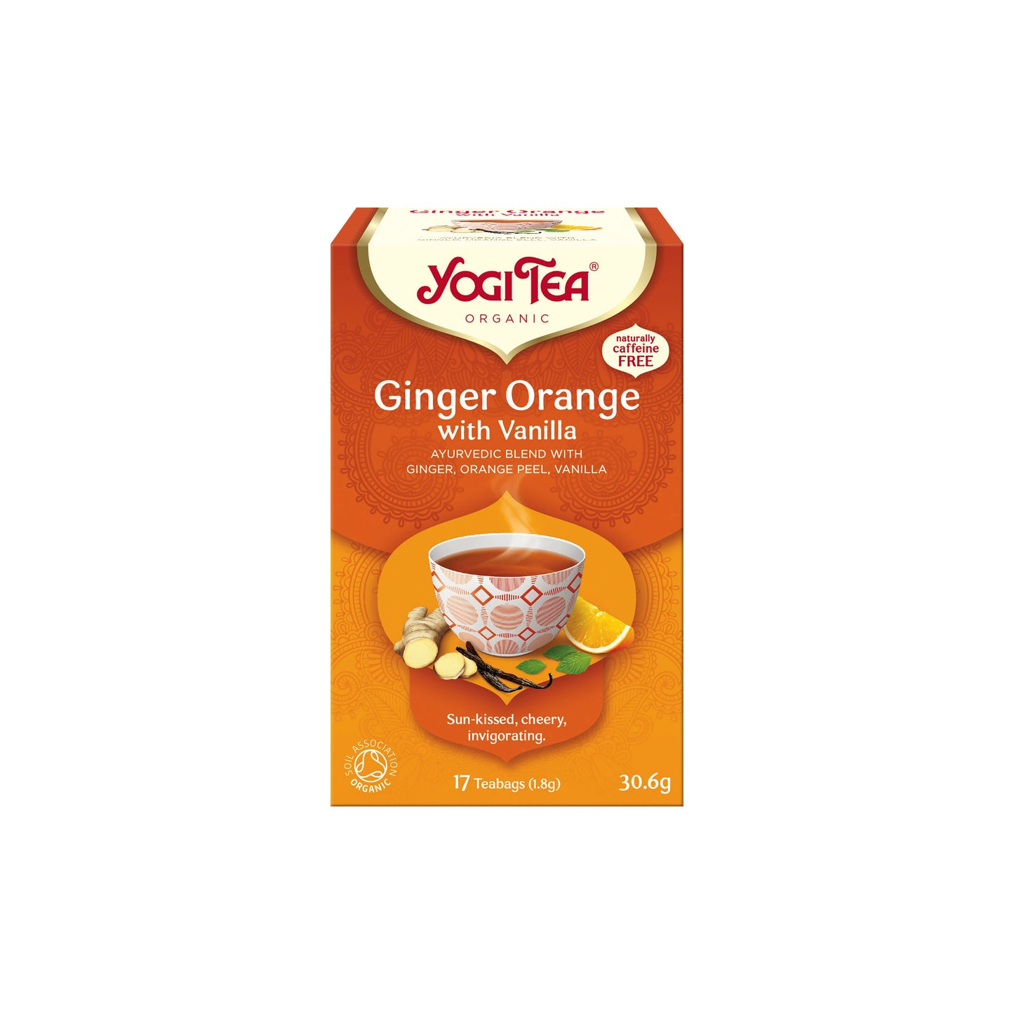 510538 Čaj Zázvor Pomeranč s vanilkou 17 g sáčků 34 g BIO YOGI TEA-1