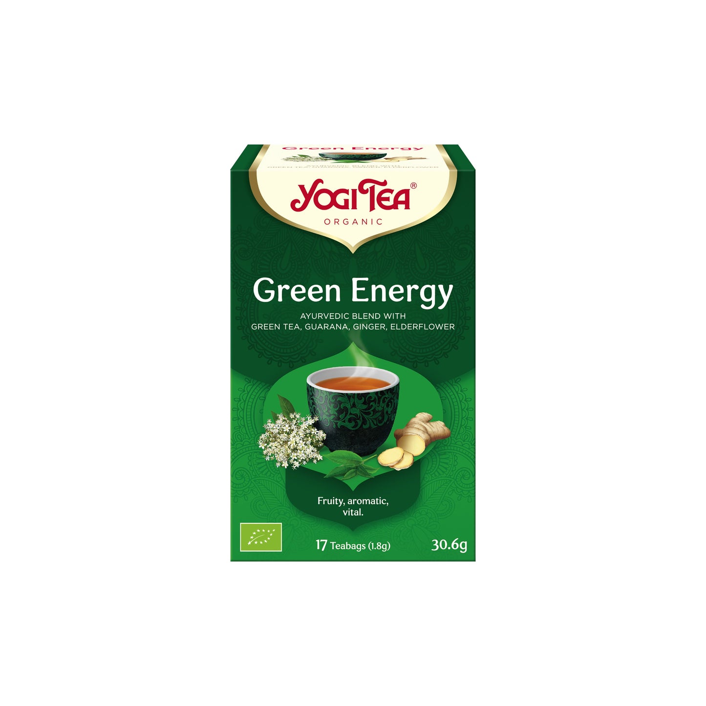 510563 Čaj Zelená energie 17 sáčků 30,6 g BIO YOGI TEA-1