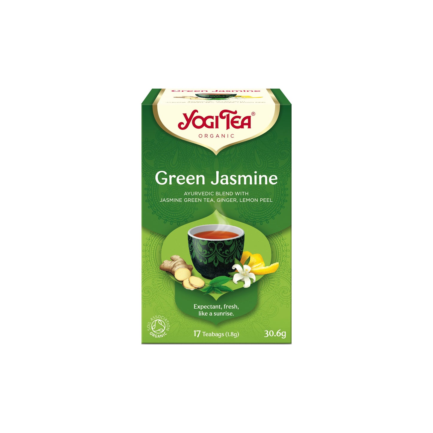 510564 Čaj Zelený jasmín 17 sáčků 30,6 g BIO YOGI TEA-1
