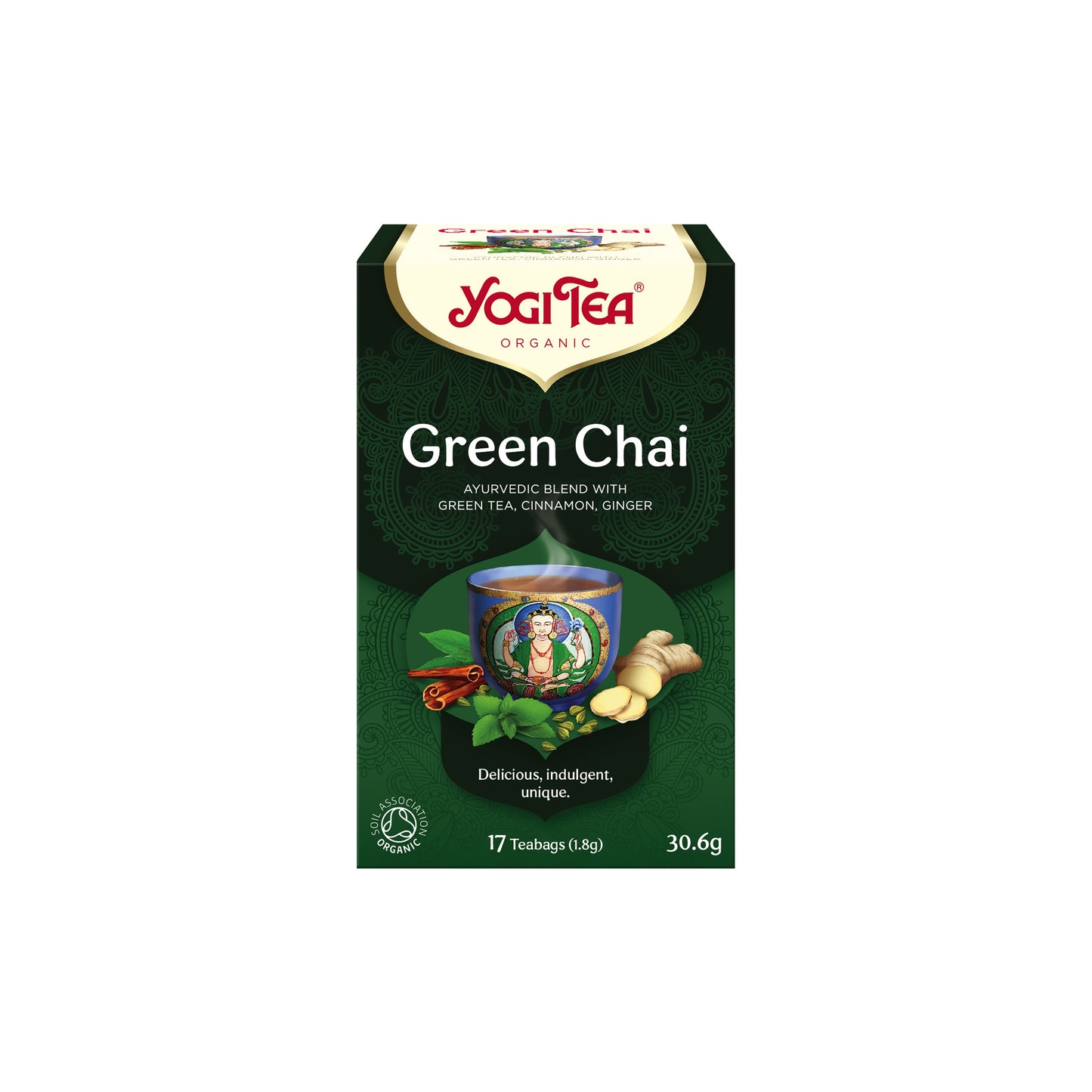 510569 Čaj Zelený chai 17 sáčků 30,6 g BIO YOGI TEA-1