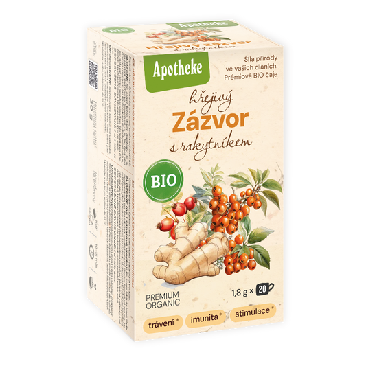 510605 Čaj Hřejivý zázvor s rakytníkem 20 sáčků 36 g BIO   MEDIATE-1