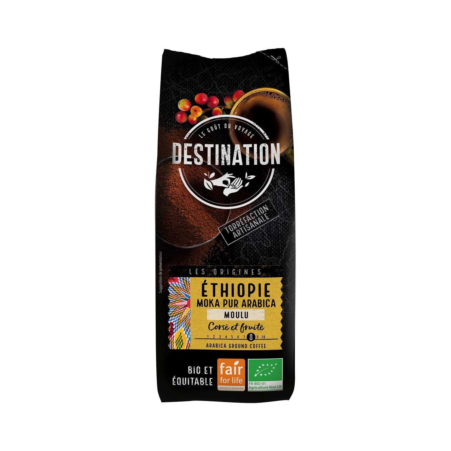 520039 Káva mletá Etiopie 250 g BIO DESTINATION-1