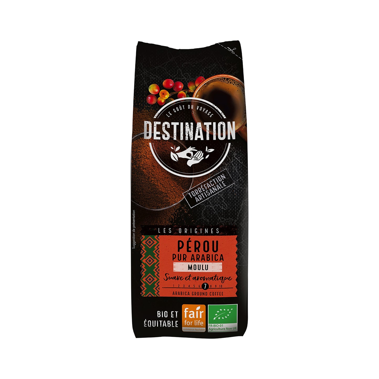 520040 Káva mletá Peru 250 g BIO DESTINATION-1