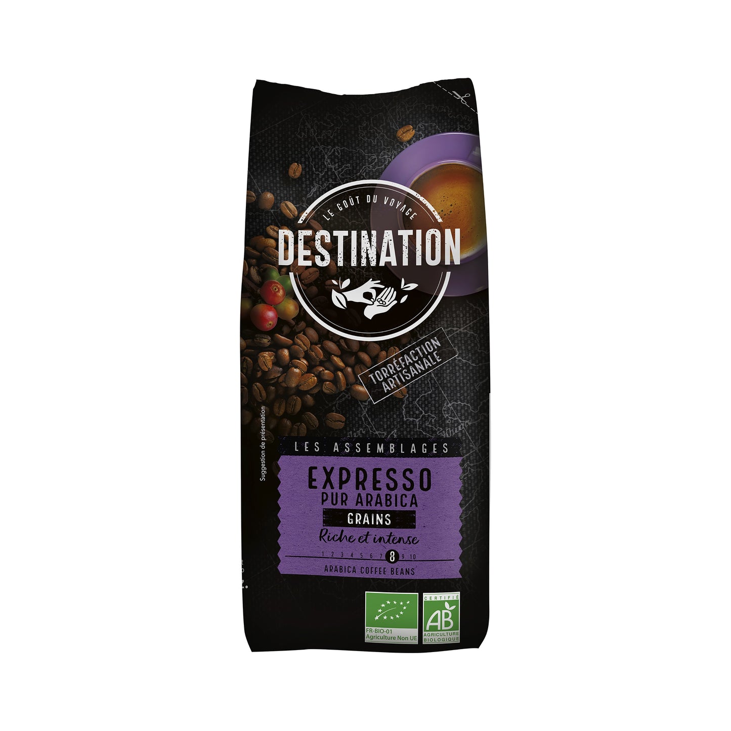 520053 Káva zrnková Espresso 500 g BIO DESTINATION-1