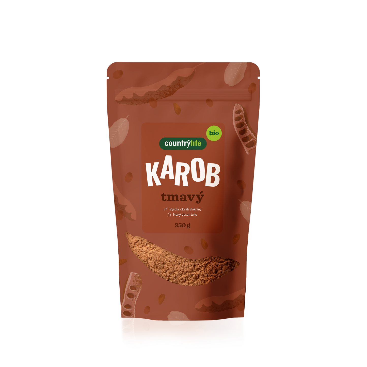 521023 Karobový prášek tmavý 350 g BIO COUNTRY LIFE-1