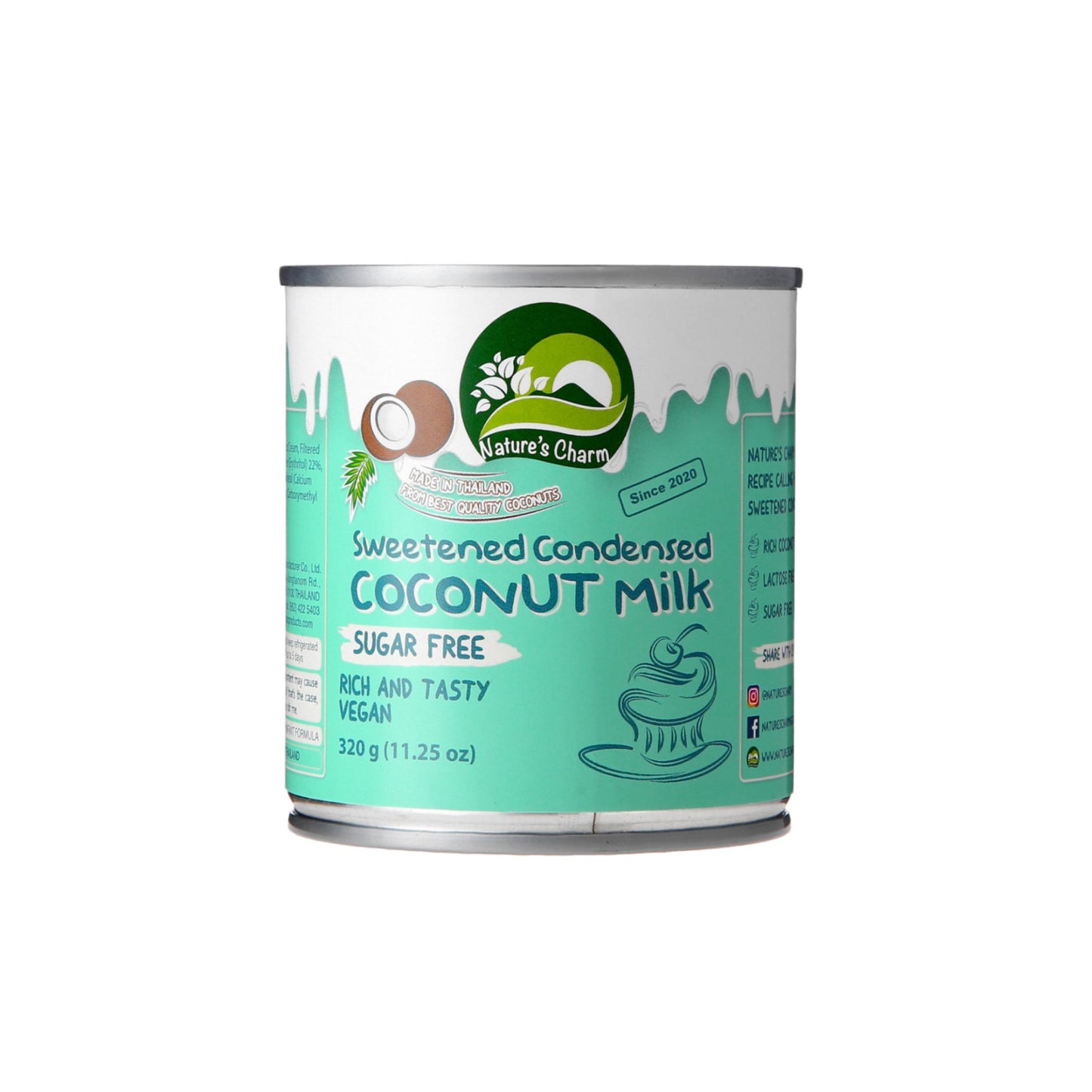 530067 Krém kokosový kondenzovaný se sladidly 320 g NATURE'S CHARM-1