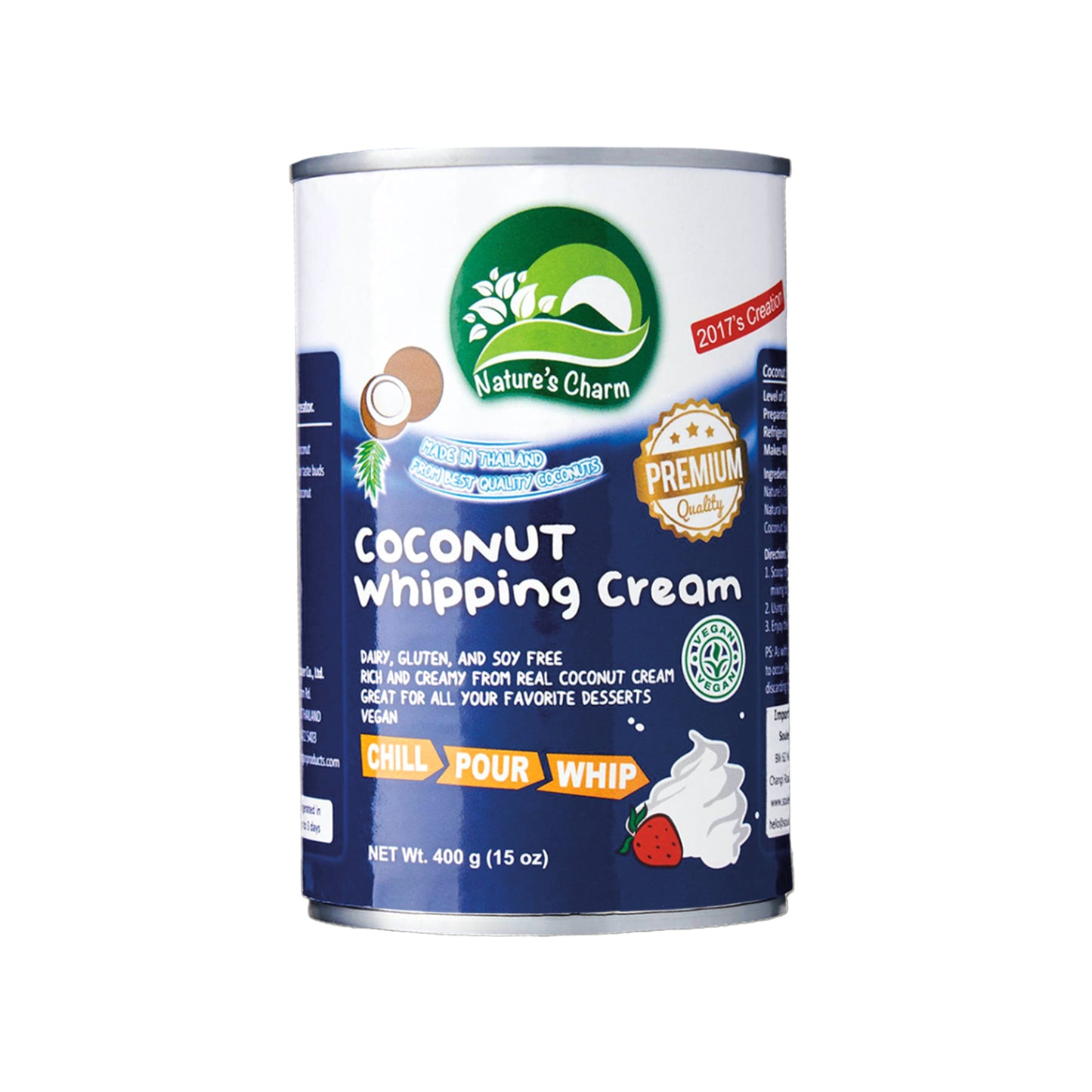 530069 Krém kokosový na šlehání 400 ml NATURE'S CHARM-1