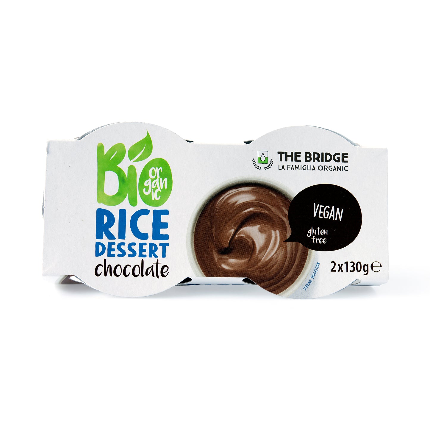 531138 Dezert rýžový čokoláda 2x130 g BIO THE BRIDGE-1