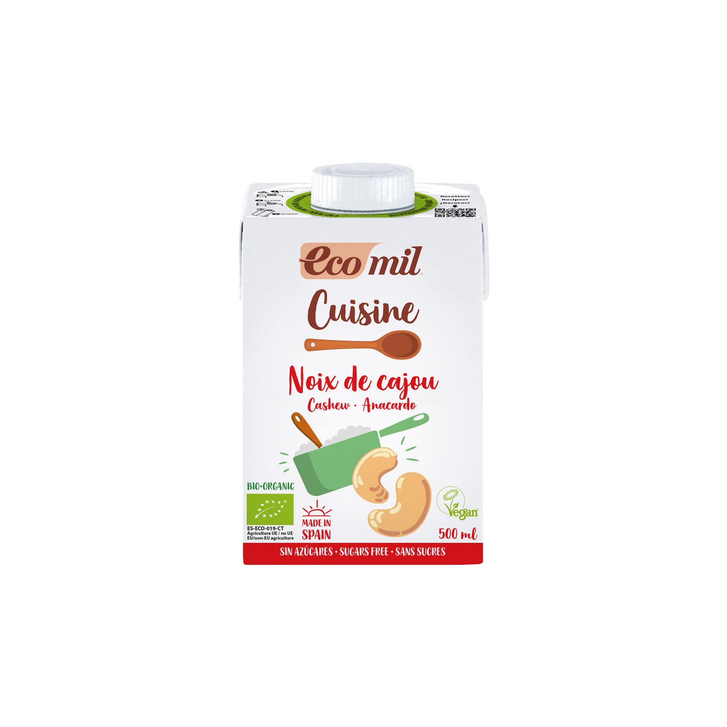 531154 Krém z kešu ořechů na vaření 500 ml BIO ECOMIL-1