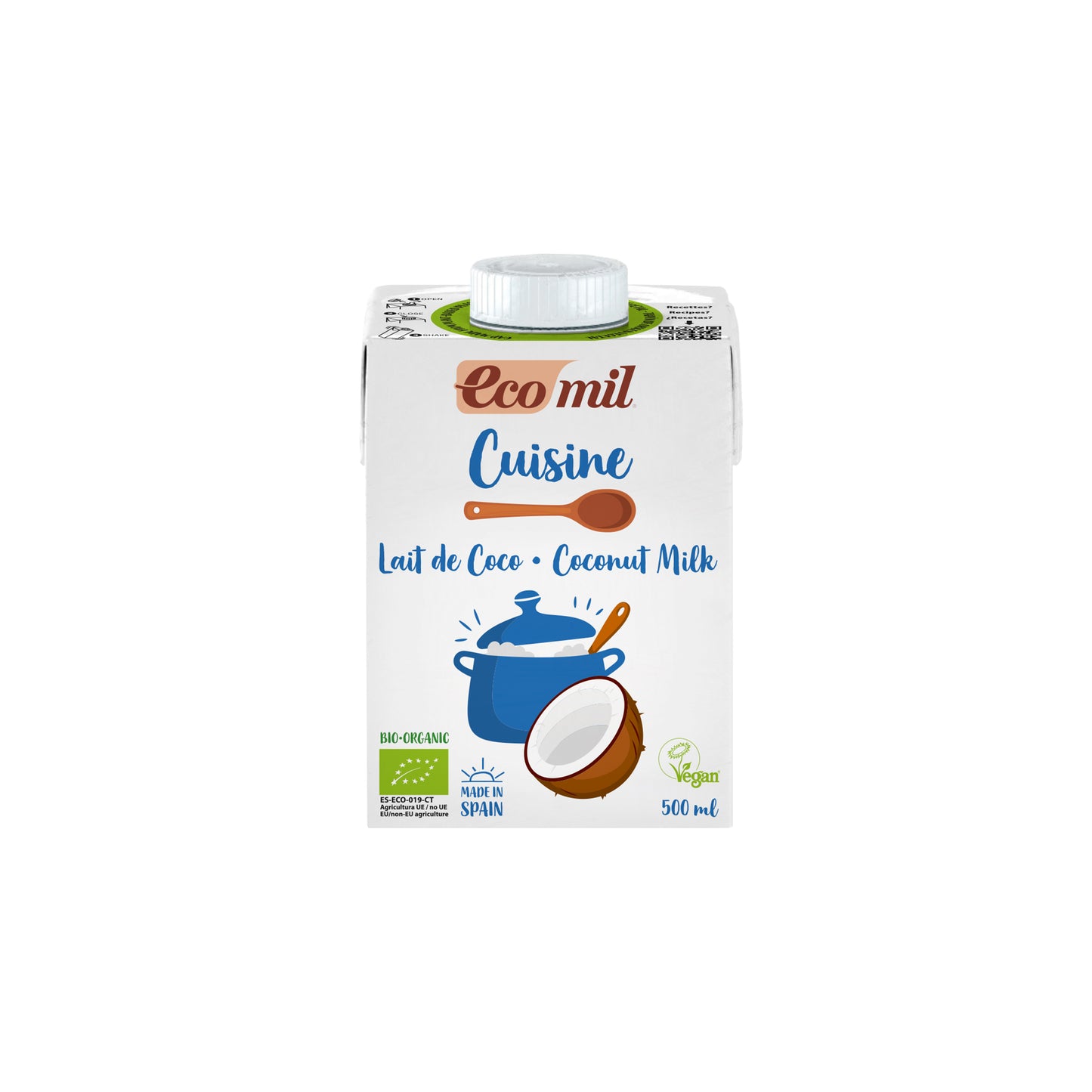531155 Krém kokosový na vaření 500 ml BIO ECOMIL-1