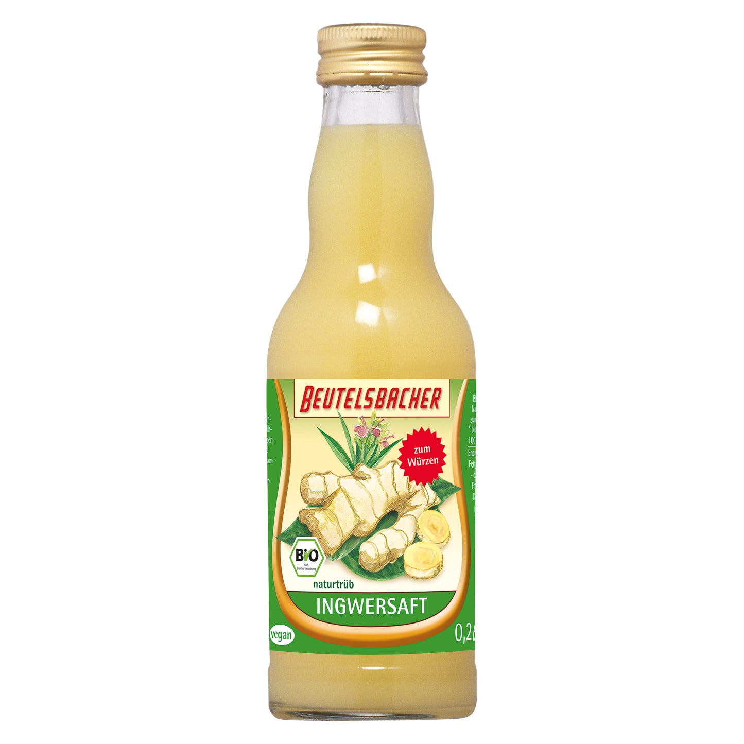 550204 Šťáva zázvorová 100 % 200 ml BIO BEUTELSBACHER-1