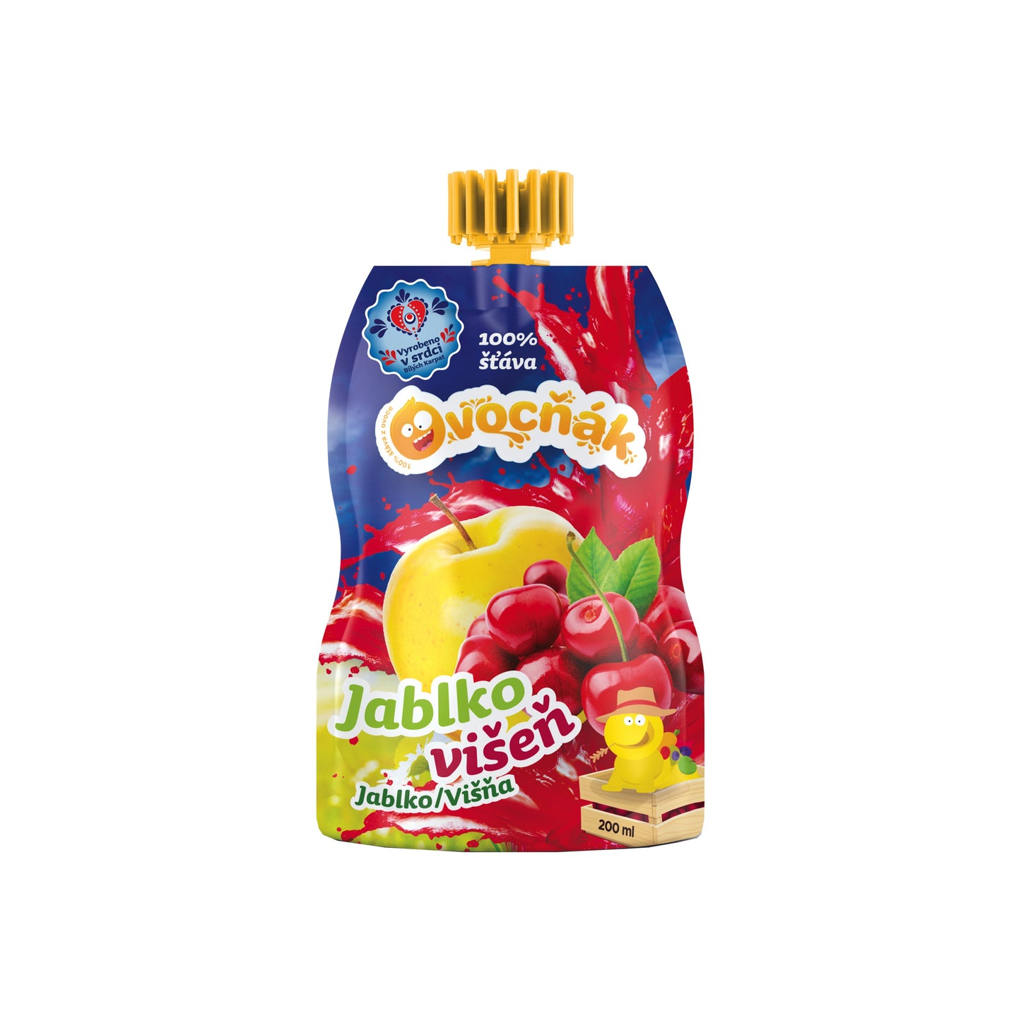 552081 Mošt ovocný jablko-višeň 200 ml OVOCŇÁK-1