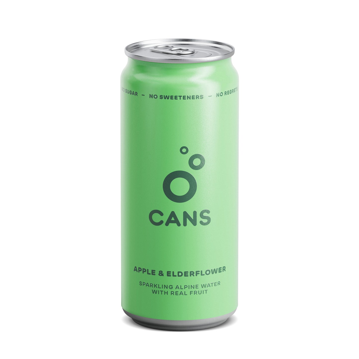 555110 Voda jemně perlivá s příchutí jablka a bezinky 330 ml CANS-1